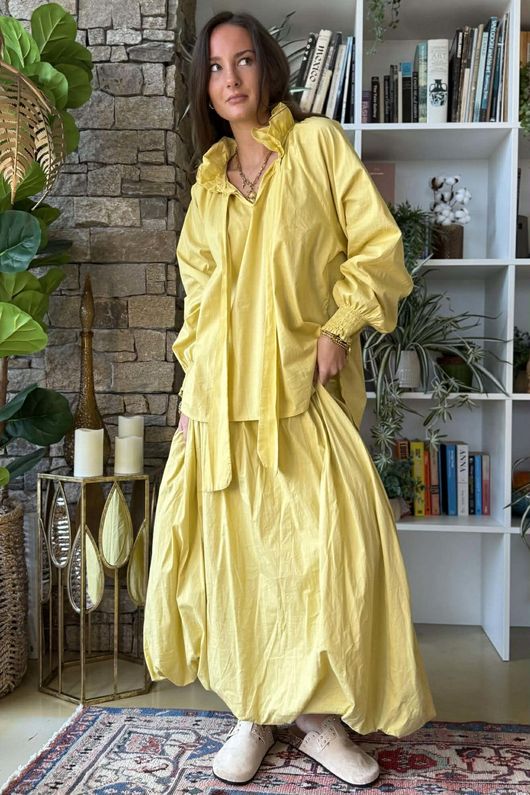 Paloma Poet Blouse Soft Ochre